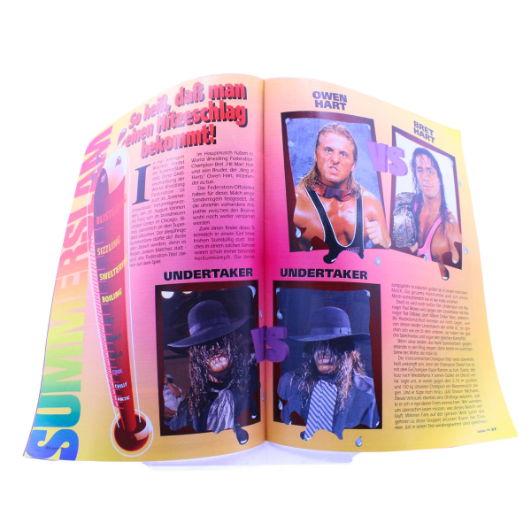 WWF Magazin Nr. 9 1994 | Dino Verlag | Owen Hart Cover | hoppla-stuff.de